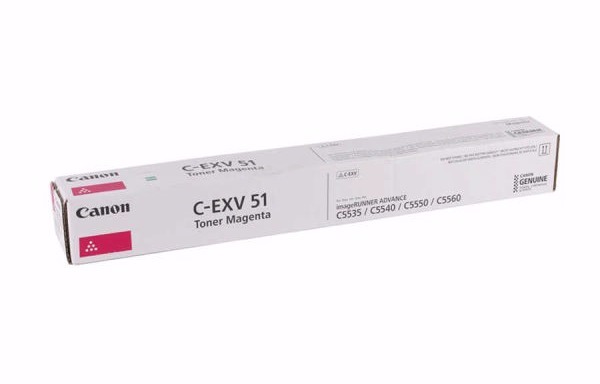 Canon C-EXV 51 magenta, kırmızı toner