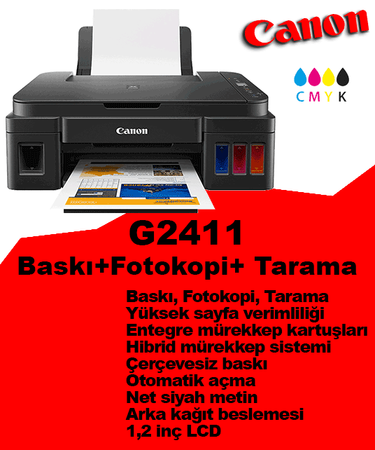 CANON G2411 Renkli Yazıcı